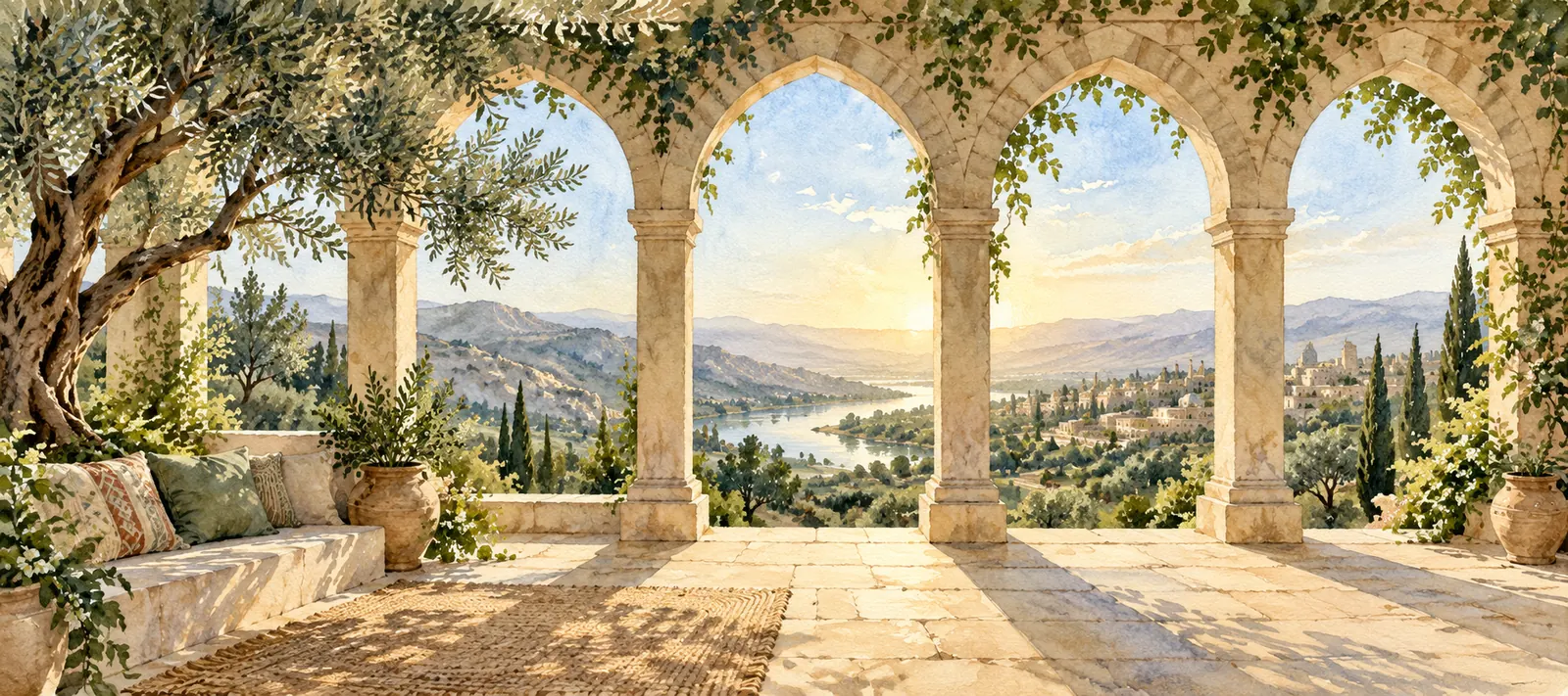İnancın Temelleri bölümüne ait suluboya tasviri